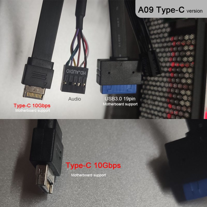 A09 mini ITX chassis A4 case Optional Type-C 10Gbps - 图片 10