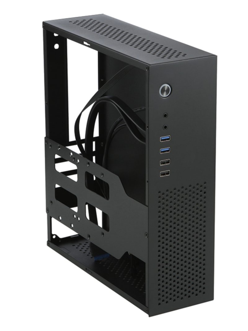 A10 7.3L M-ATX Chassis A4 HTPC Portable Computer PC Support PCIe 2.5' SSD Drive Mini Flex PSU Case - 图片 4