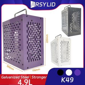 ARSYLID K49 ITX A4 Computer Case 4.9L185mm Graphics Card Flex PSU 50mmRadiator Mini PC Chassis